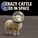 Crazy Cattle 3D in Space - Free Online Space Action Game